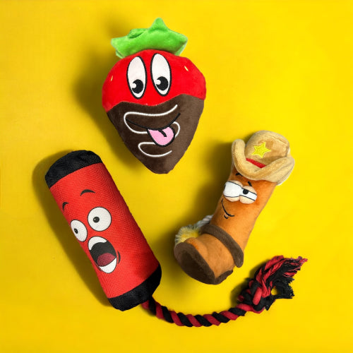 Snapshot of Tail Wagging Dog Crate Toys