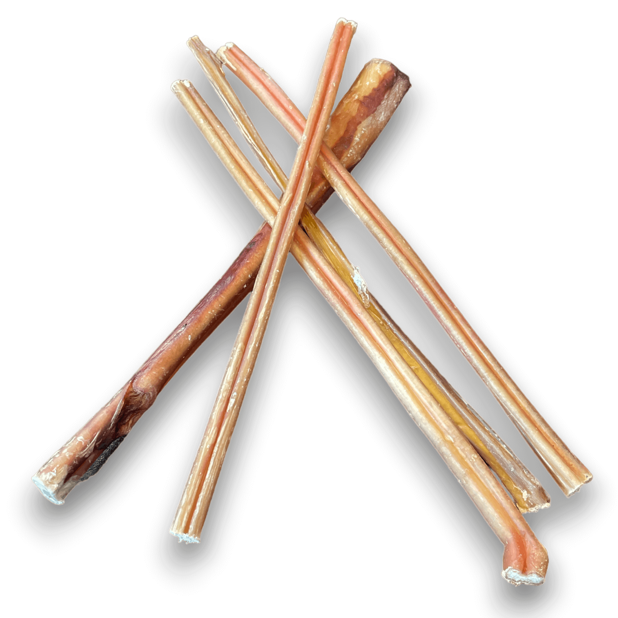stack of 5 12 inch bully stick dog chews