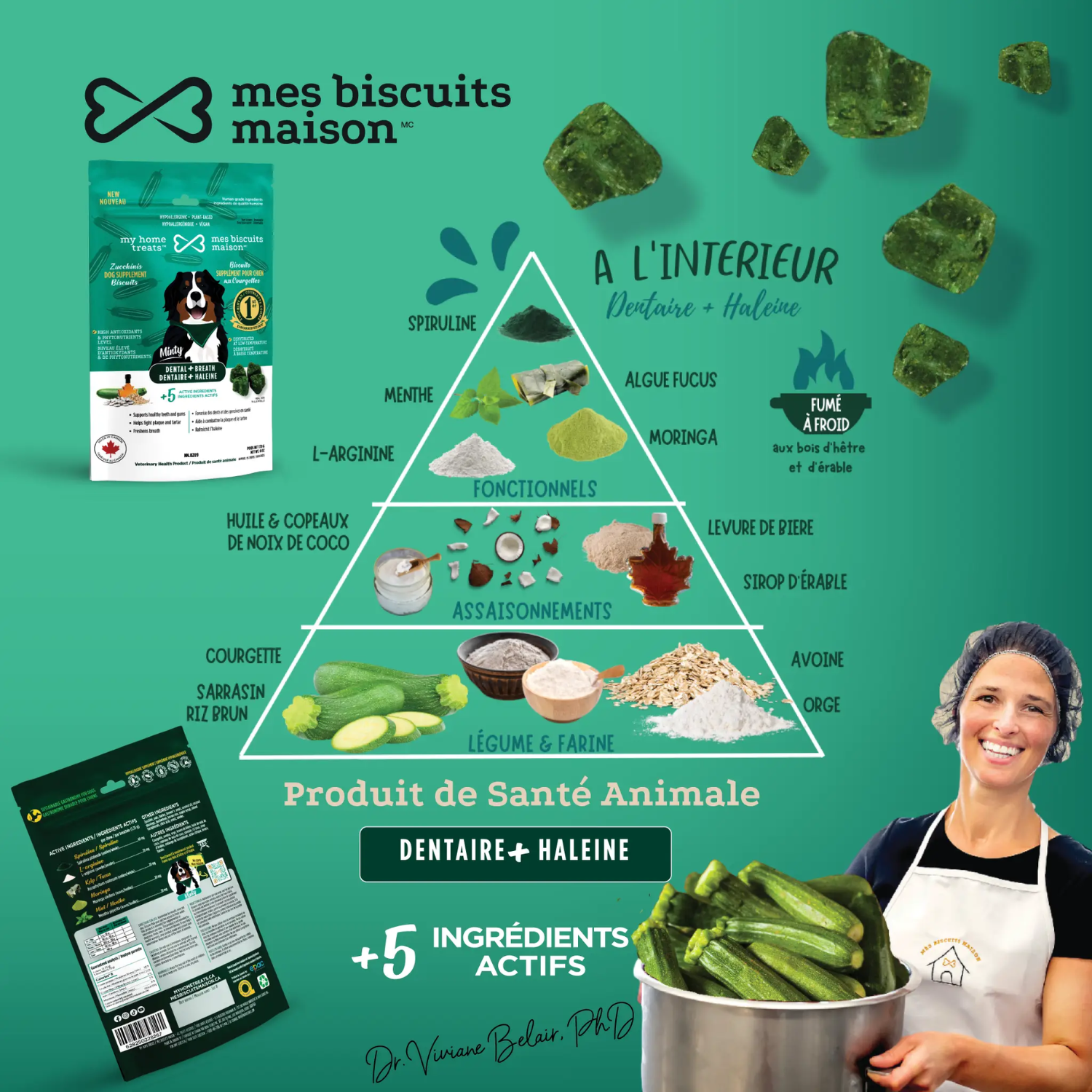 Spirulina & Mint - Fresh Breath Dog Treat