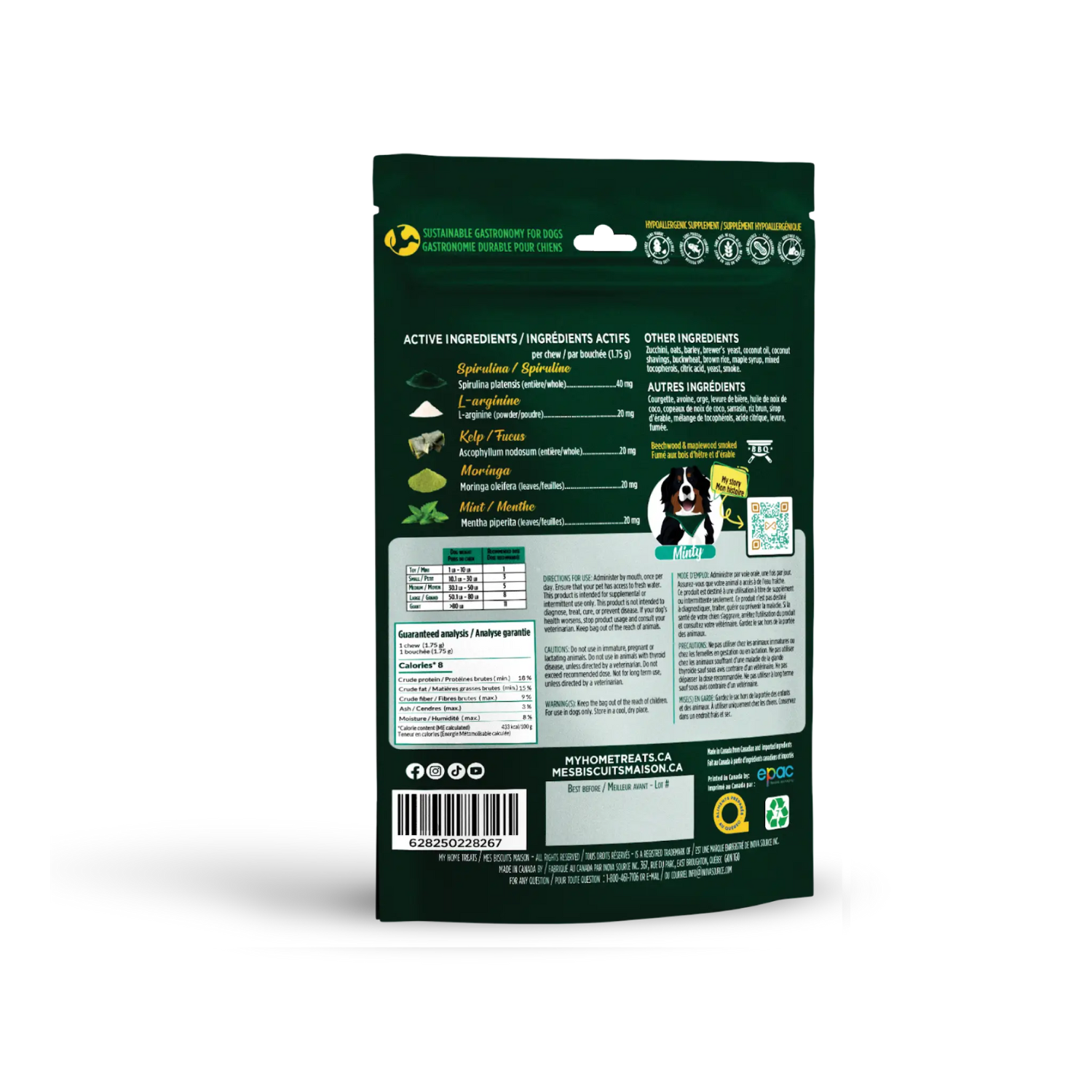 Spirulina & Mint - Fresh Breath Dog Treat