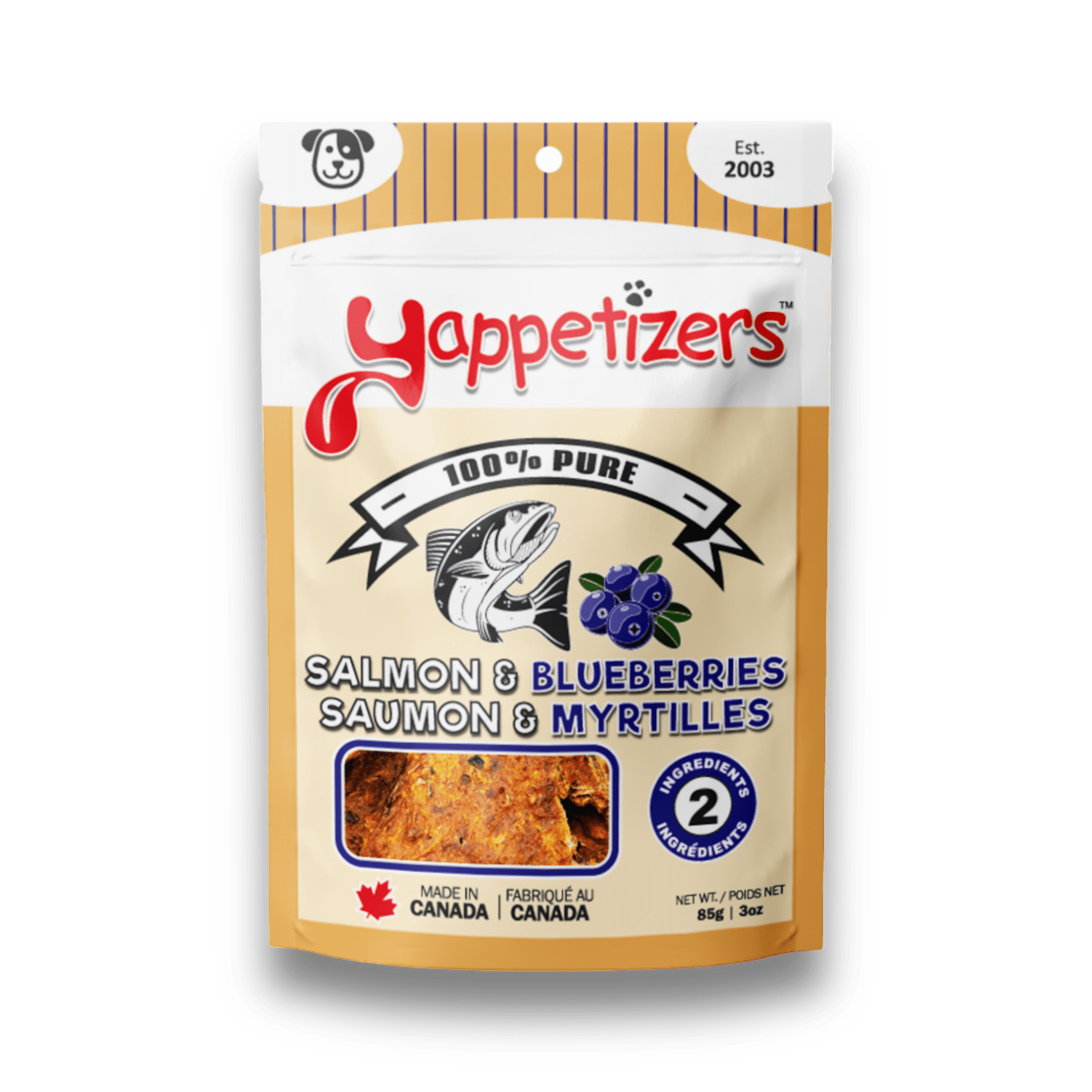 Wild Salmon & Blueberries Dehydrated