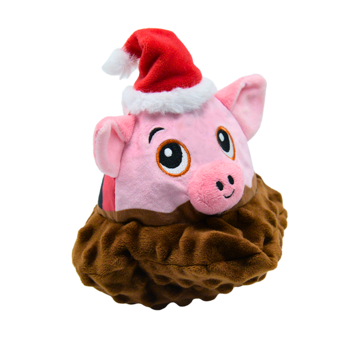Little Piggie - Christmas 3 in 1 Plush Dog Toy