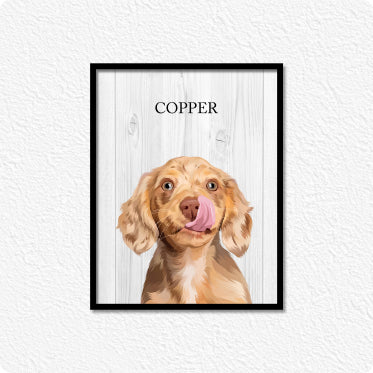 Custom Framed Pet Portraits