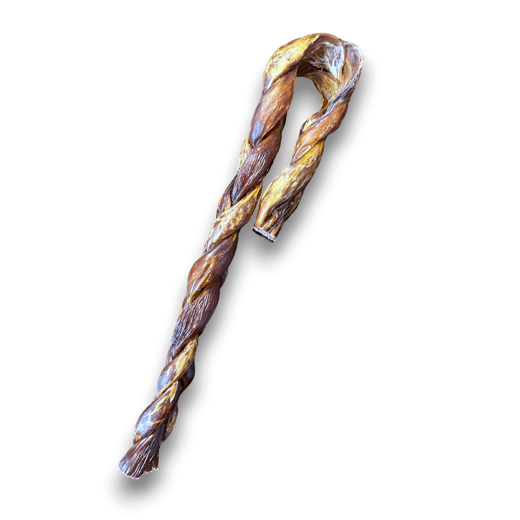 12" braided beef esophagus dog chew