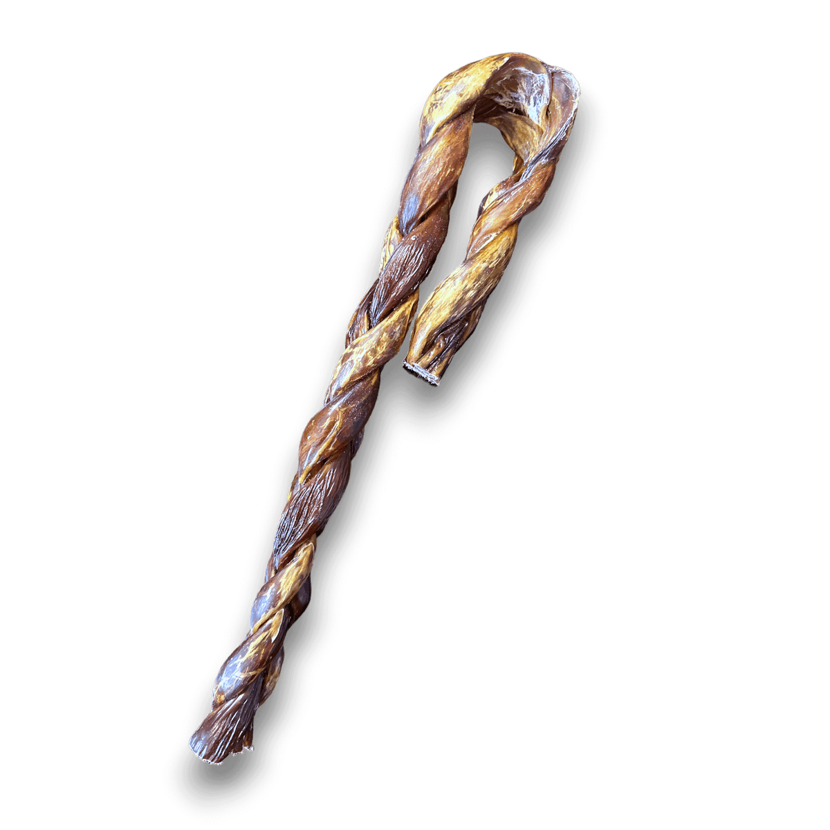 12&quot; braided beef esophagus dog chew