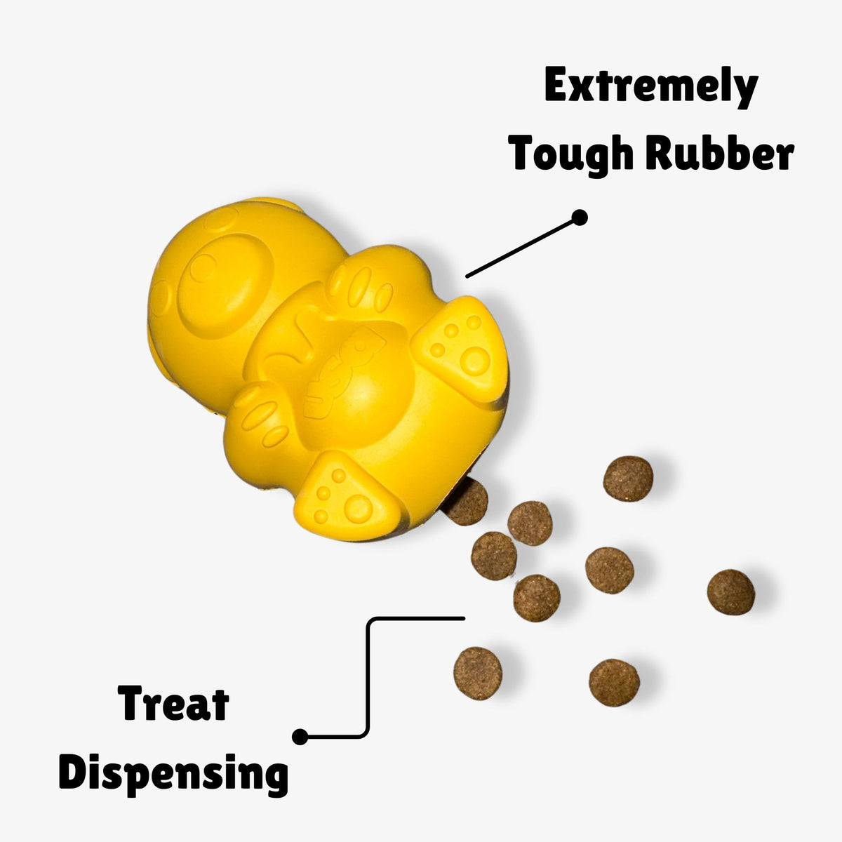 Honey Bear Durable Rubber Treat Dispenser