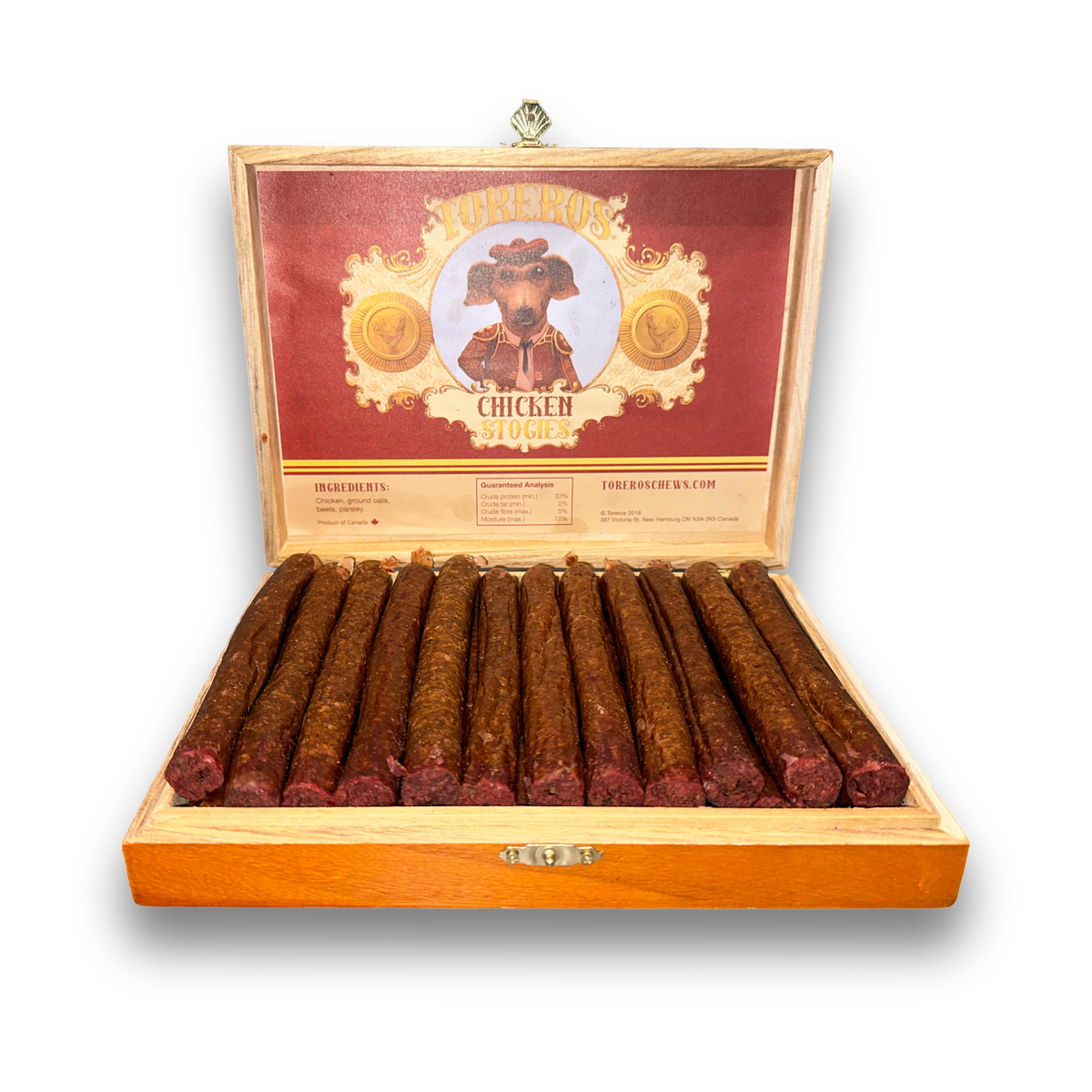 Chicken Stogies with Humidor