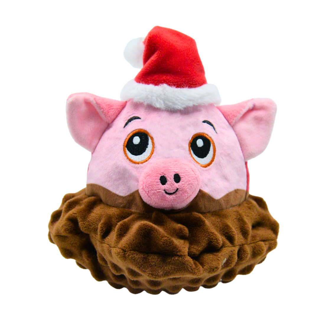 Little Piggie - Christmas 3 in 1 Plush Dog Toy