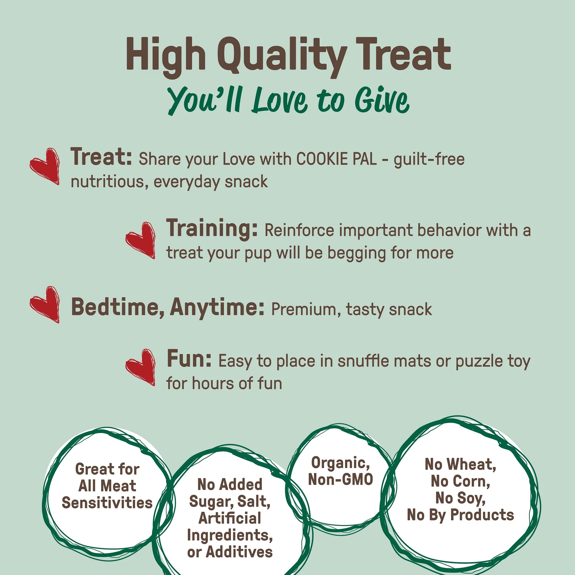 CookiePal Gingerbread Holiday Dog Treats