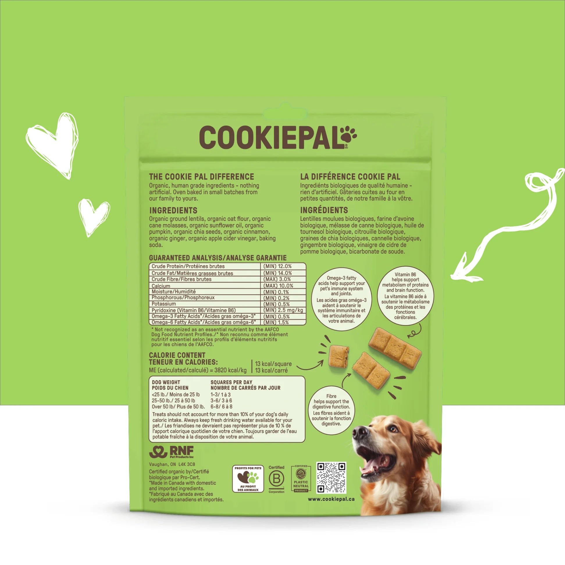 CookiePal Pumpkin & Chia Biscuits