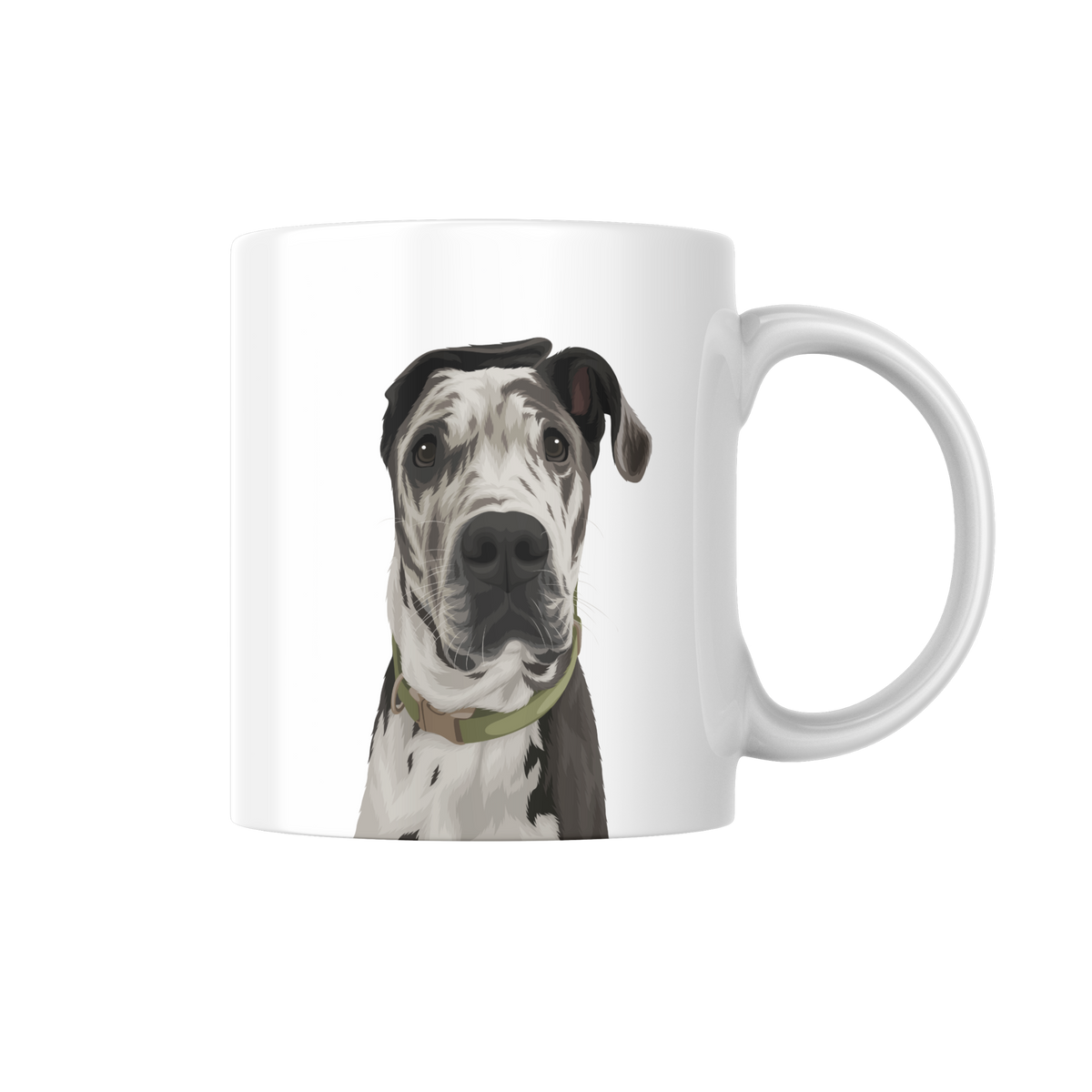 Tasse personnalisée de portrait d’animal de compagnie