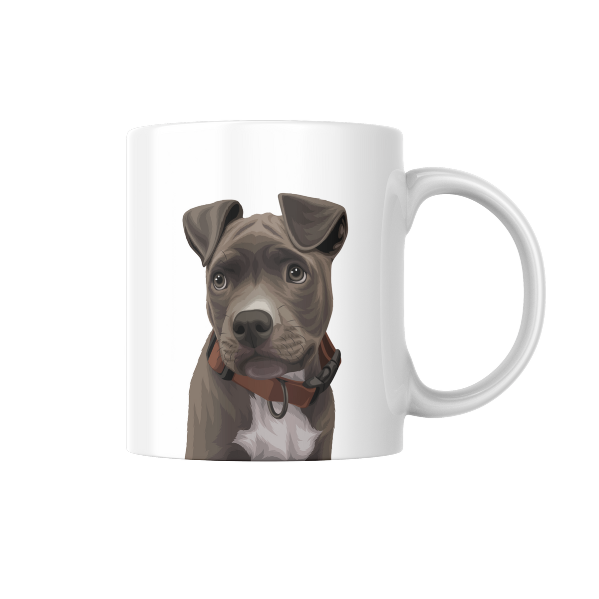 Tasse personnalisée de portrait d’animal de compagnie