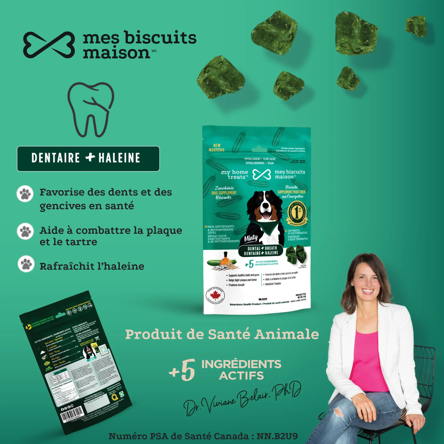 Spirulina & Mint - Fresh Breath Dog Treat