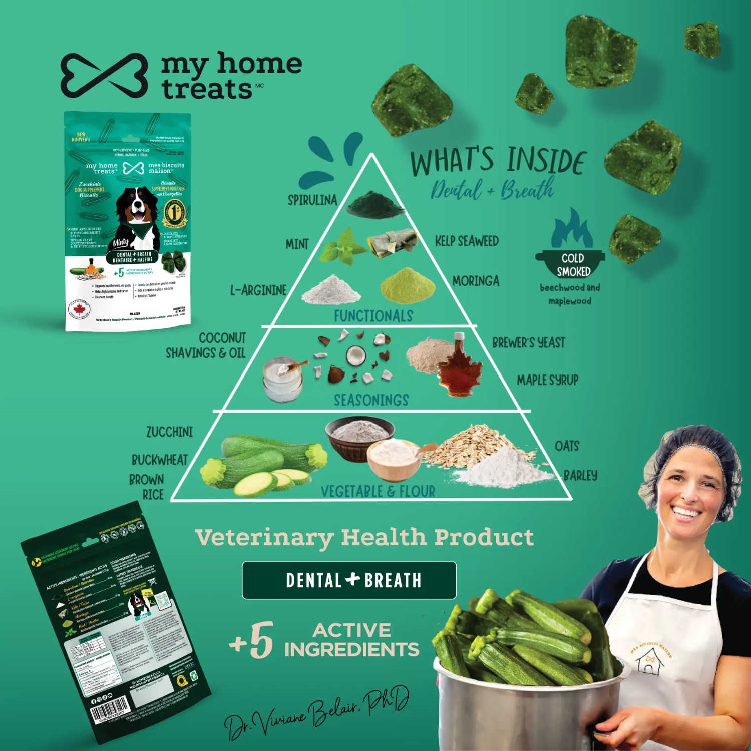 Spirulina & Mint - Fresh Breath Dog Treat