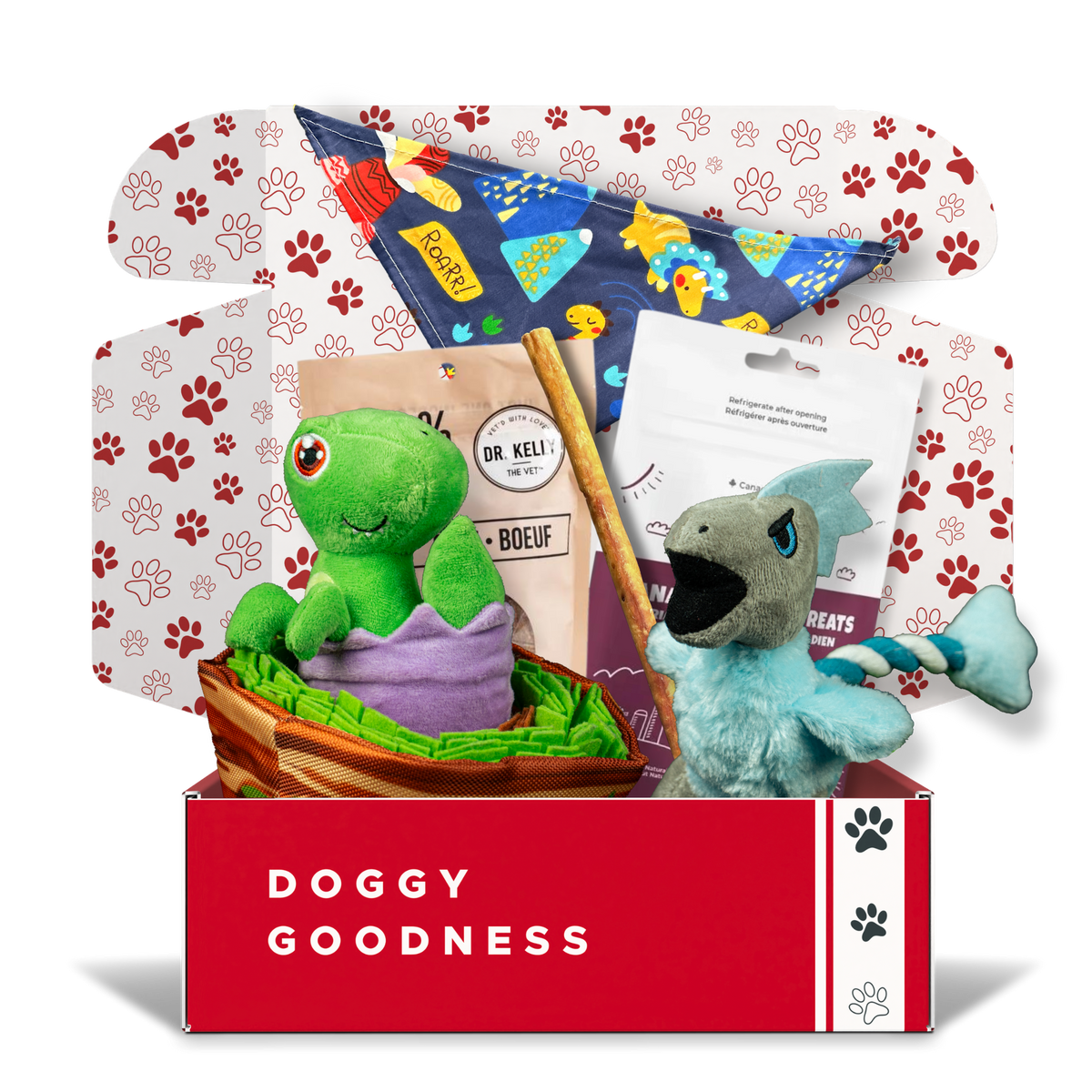 Jurassic Bark Themed Dog Box