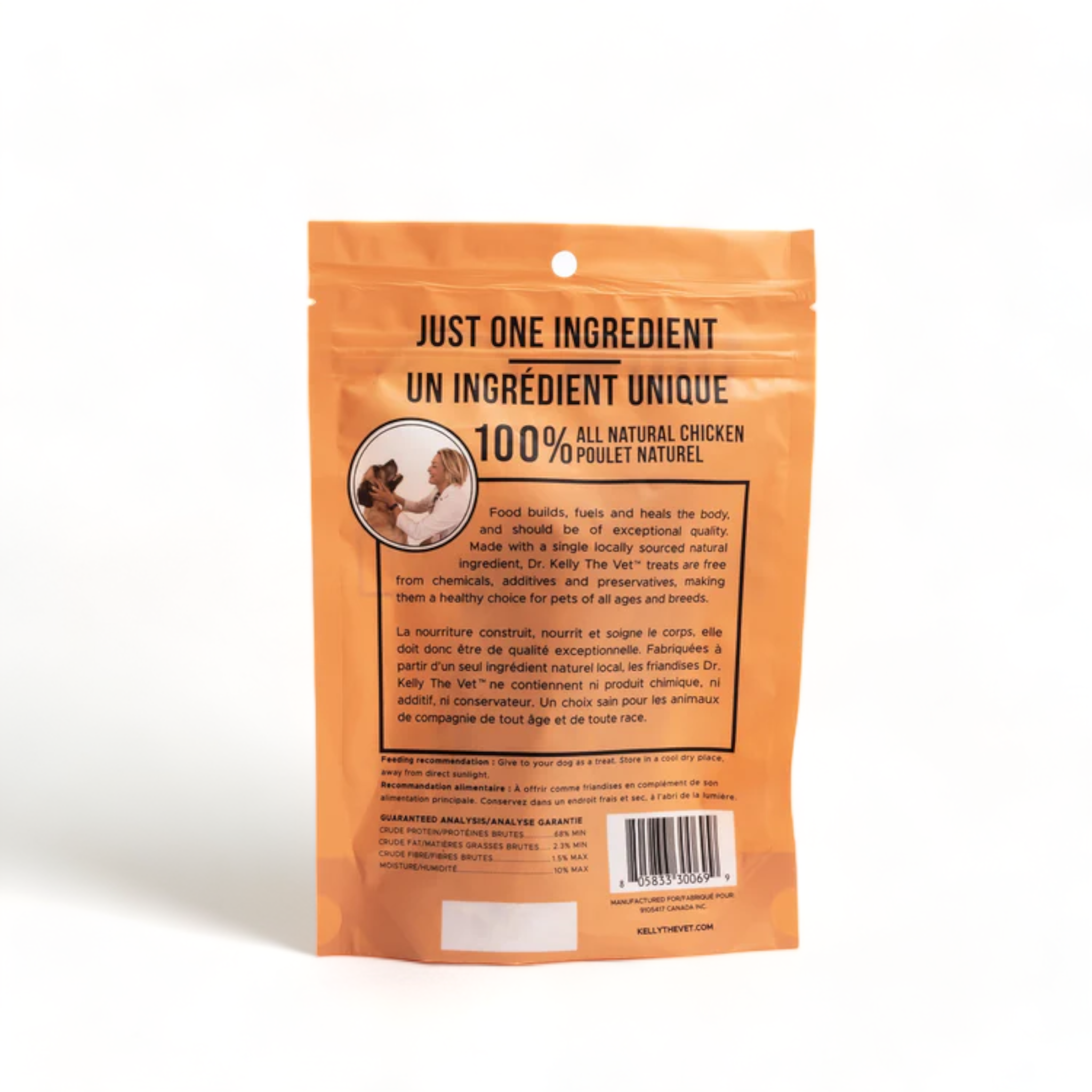 Dr. Kelly The Vet Friandises pour chiens 100 % naturelles - Poulet