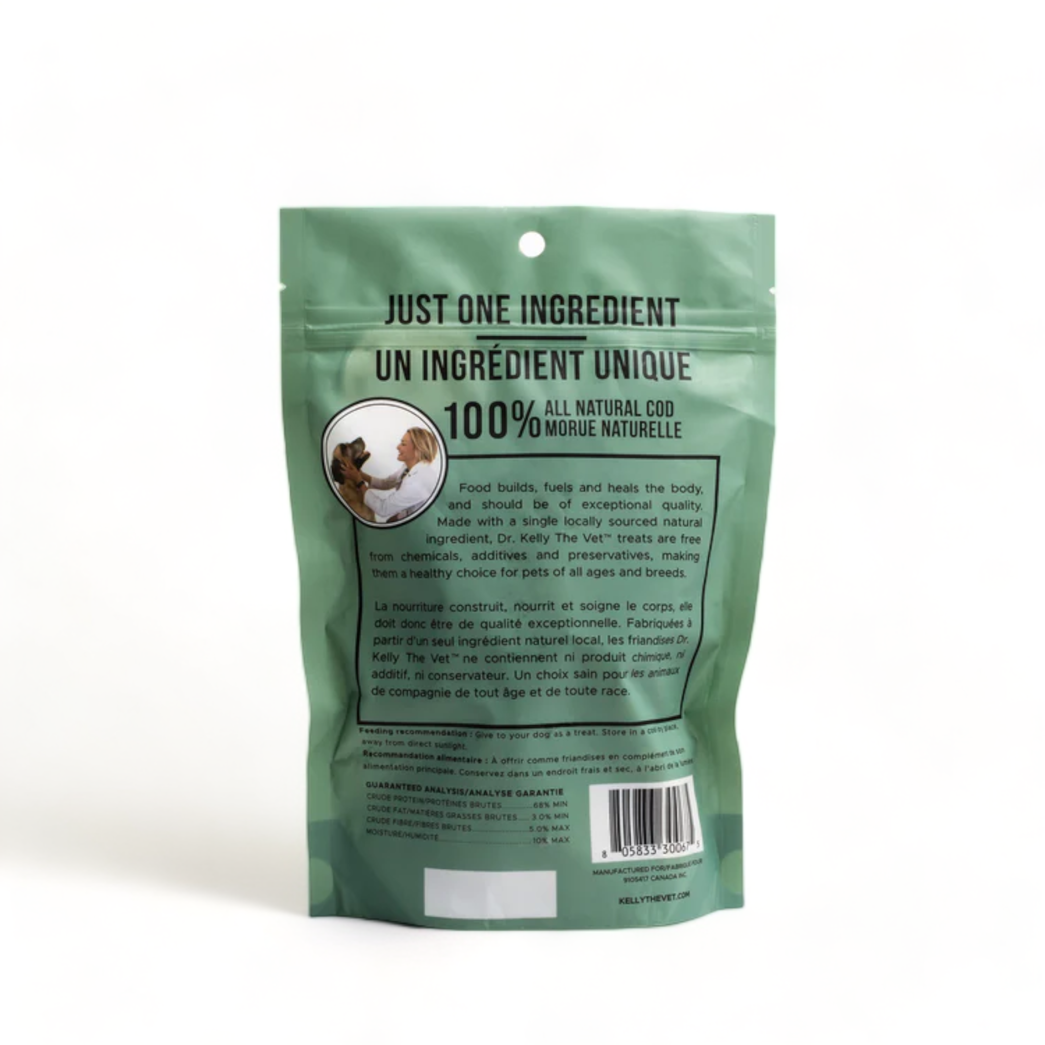 Dr. Kelly The Vet 100% Natural Dog Treats - Cod