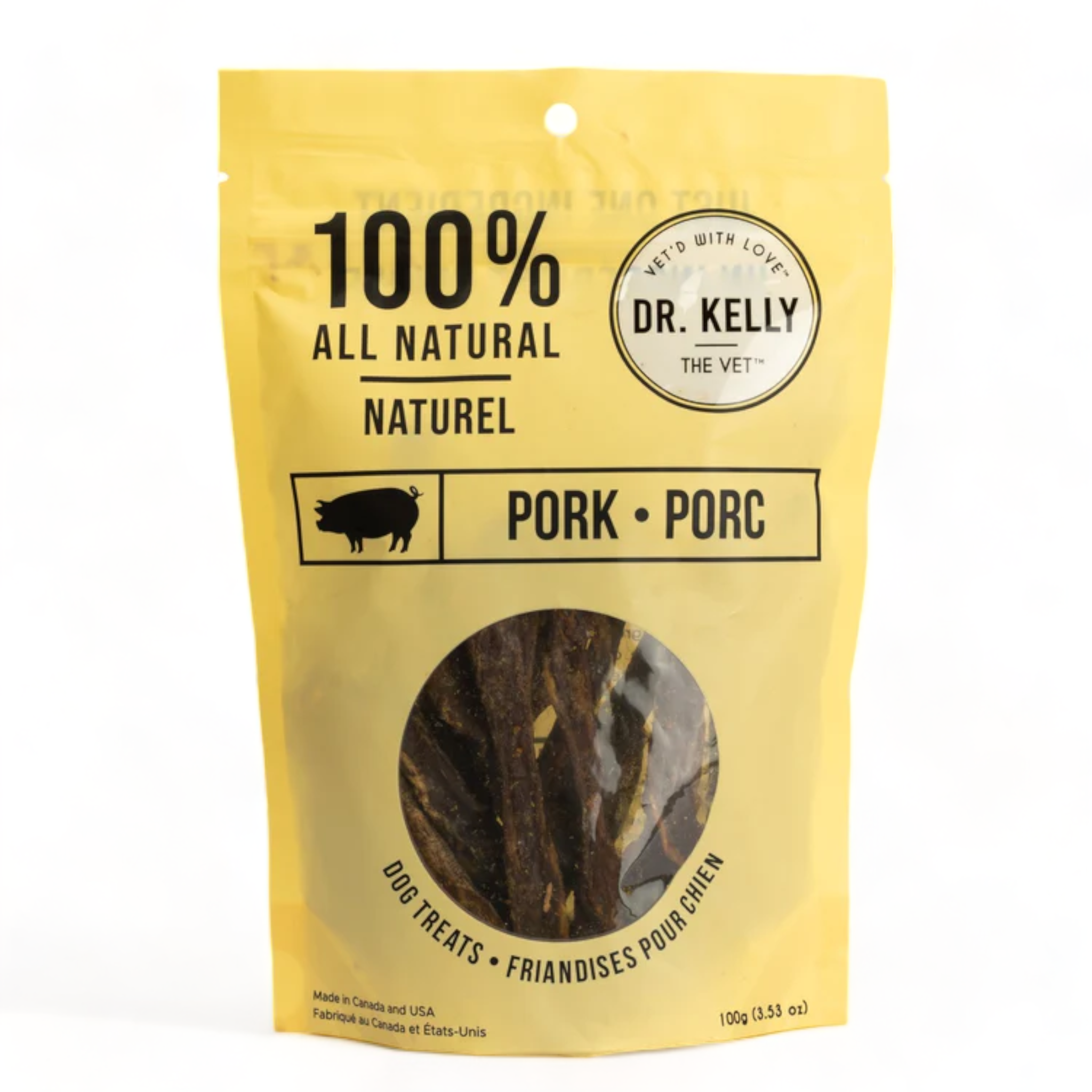 Dr. Kelly The Vet Friandises pour chiens 100 % naturelles - Porc