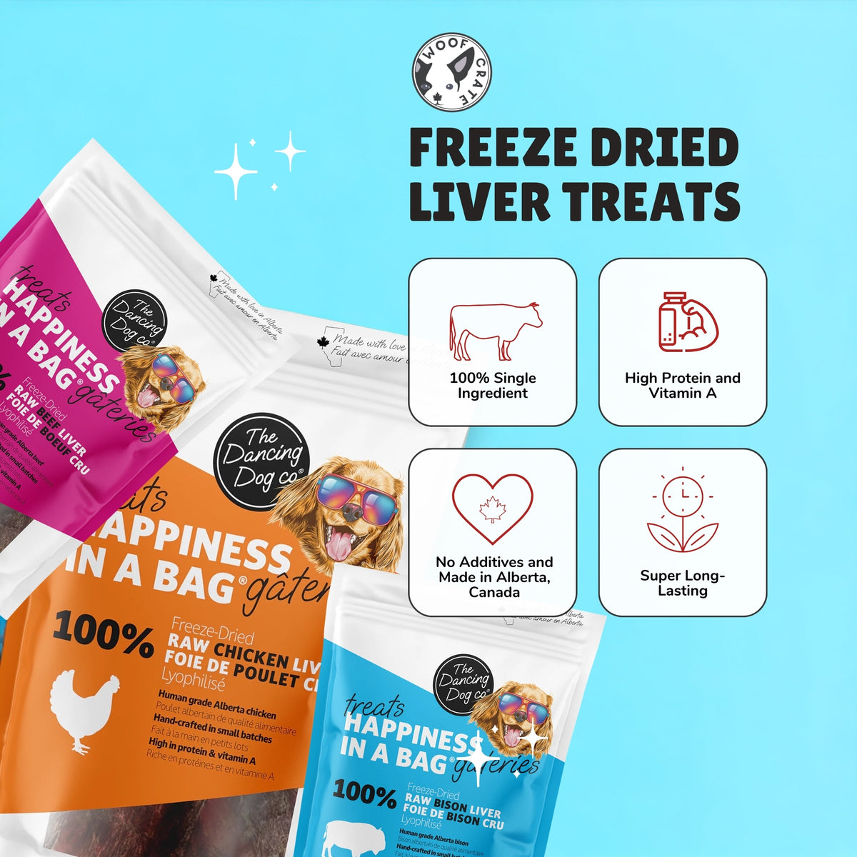 Freeze Dried Dog Treat Bundle