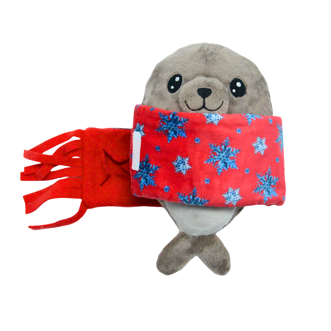 Snuffle Seal – Plush, Squeaky & Treat-Hiding Fun