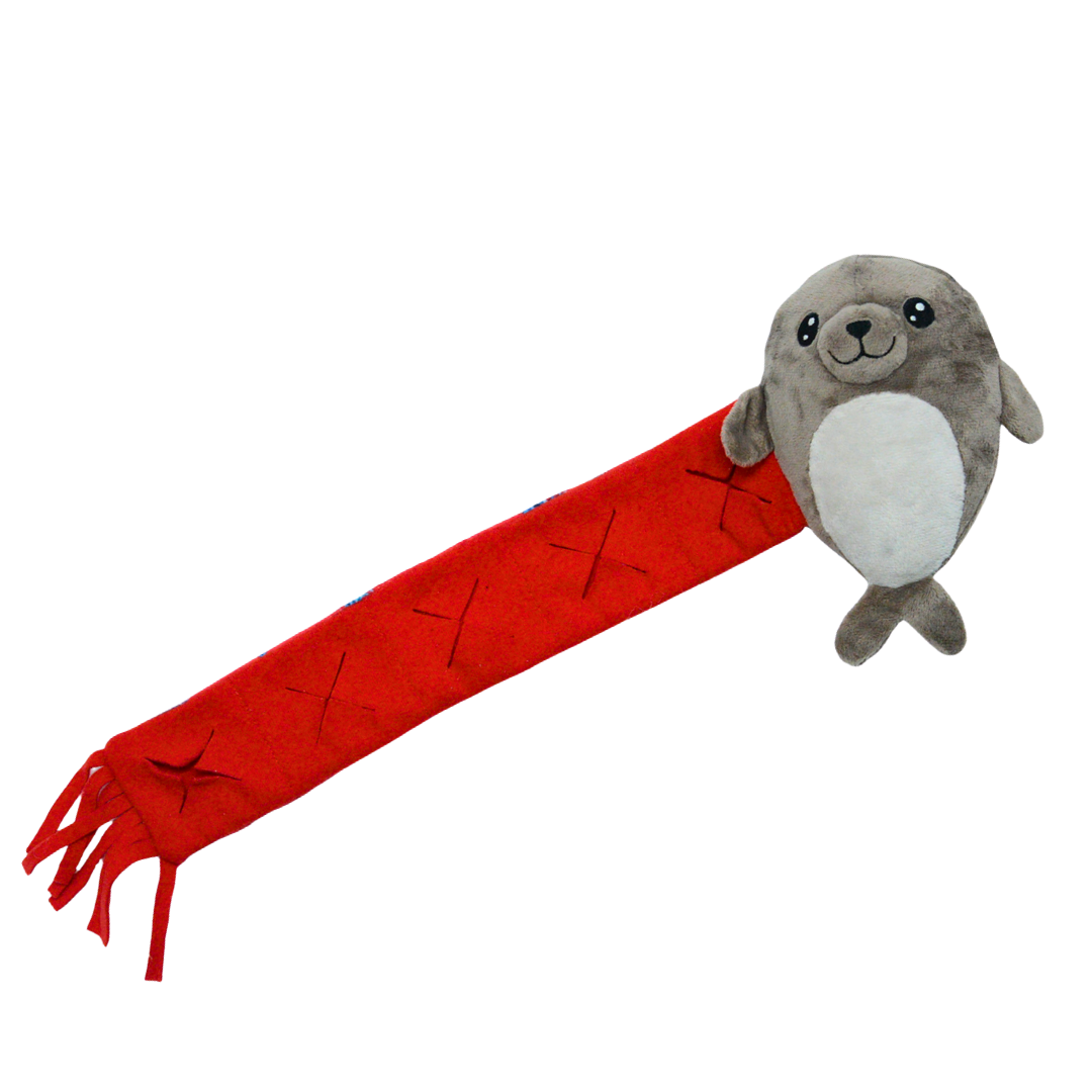 Snuffle Seal – Plush, Squeaky & Treat-Hiding Fun