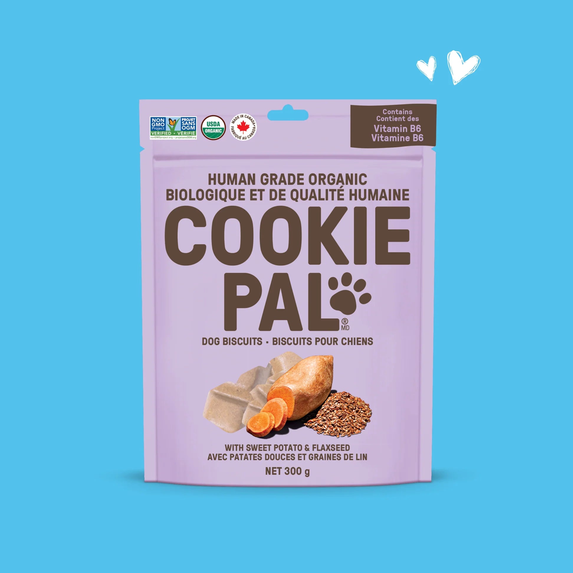 CookiePal Sweet Potato & Flaxseed Biscuits