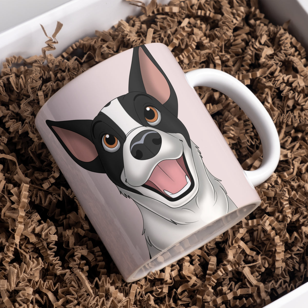 Tasse personnalisée de portrait d’animal de compagnie