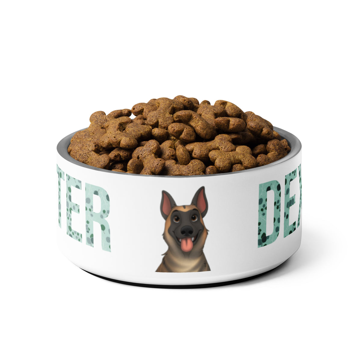 Custom Pet Bowl Cartoon WoofCrate