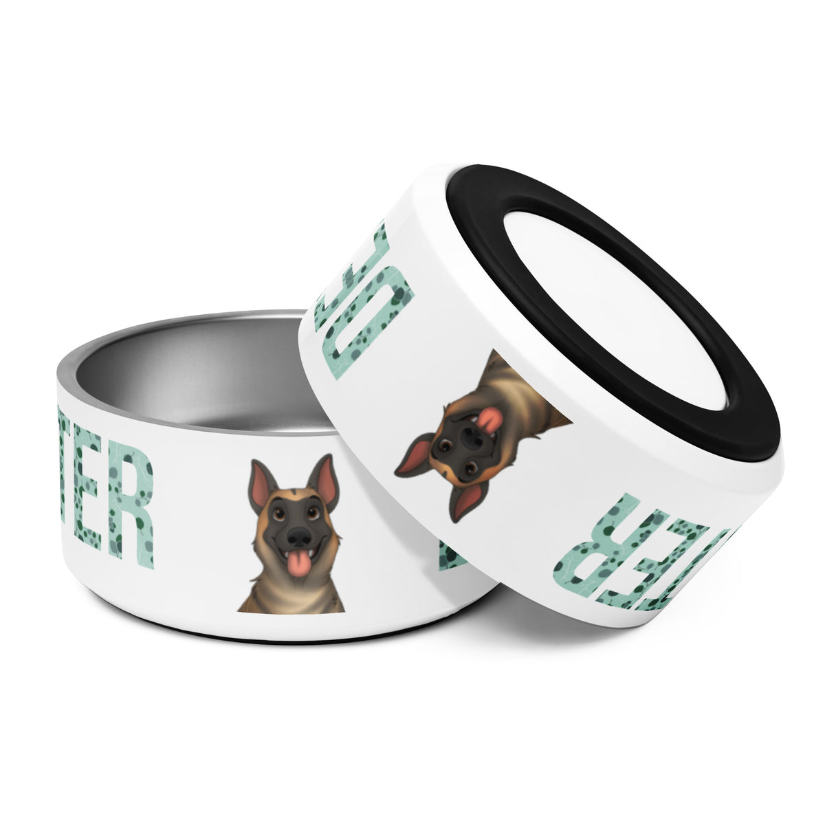 Custom Pet Bowl- Cartoon