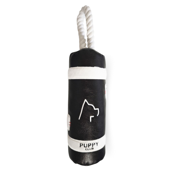 Waggly Punching Bag Squeaky Rope Dog Toy - WoofCrate