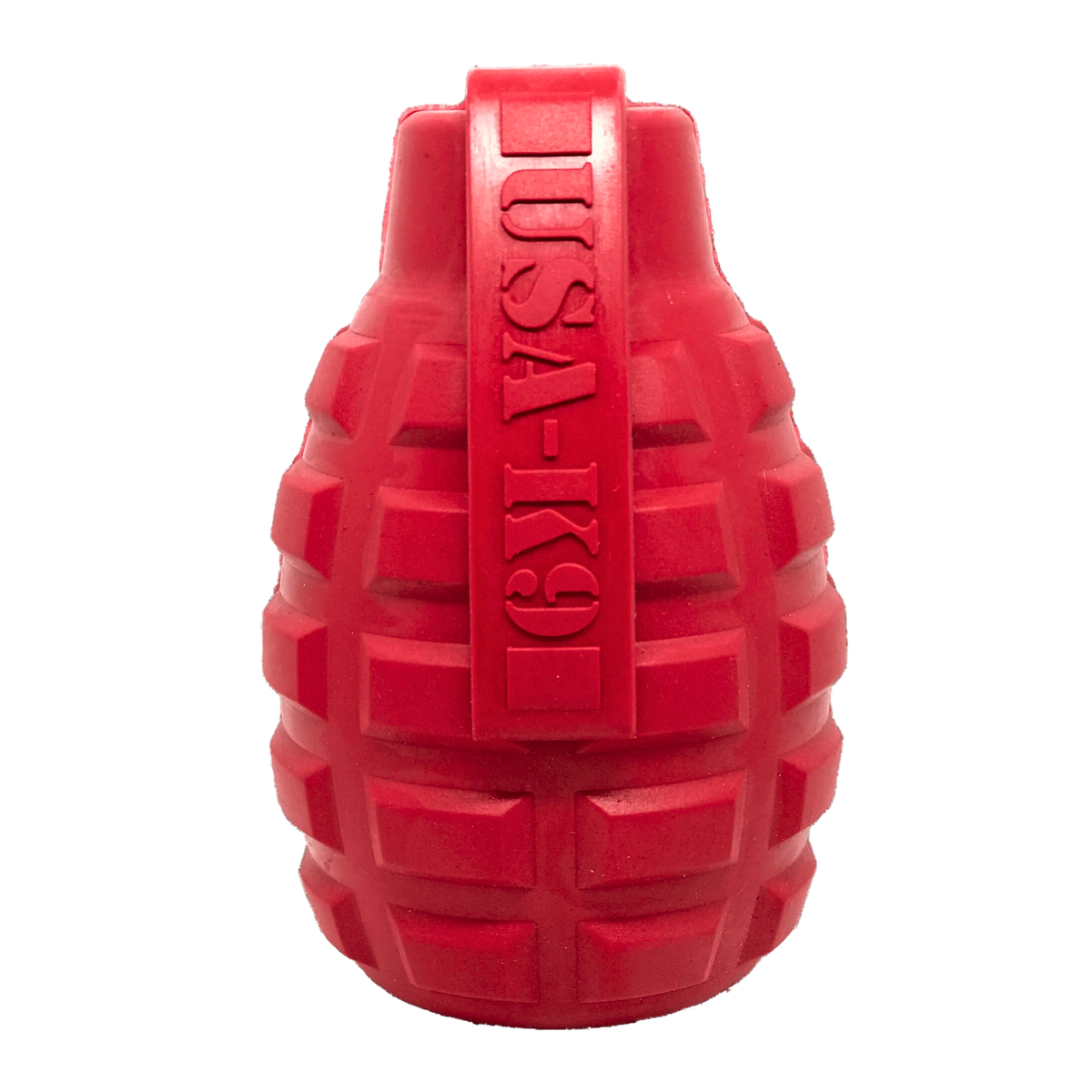 SodaPup Grenade Rubber Dog Toy – Treat-Dispensing Chew Toy