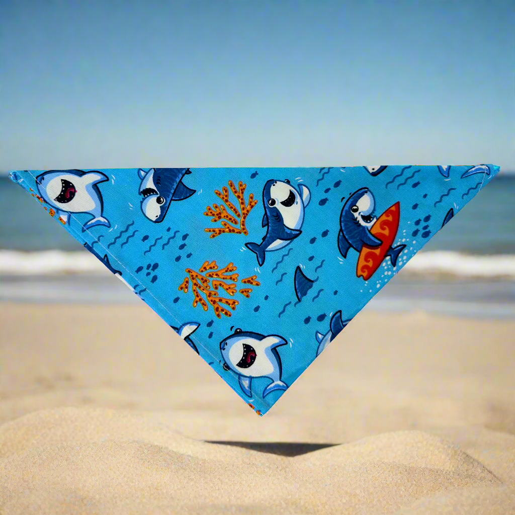 Bandana pour chien de plage