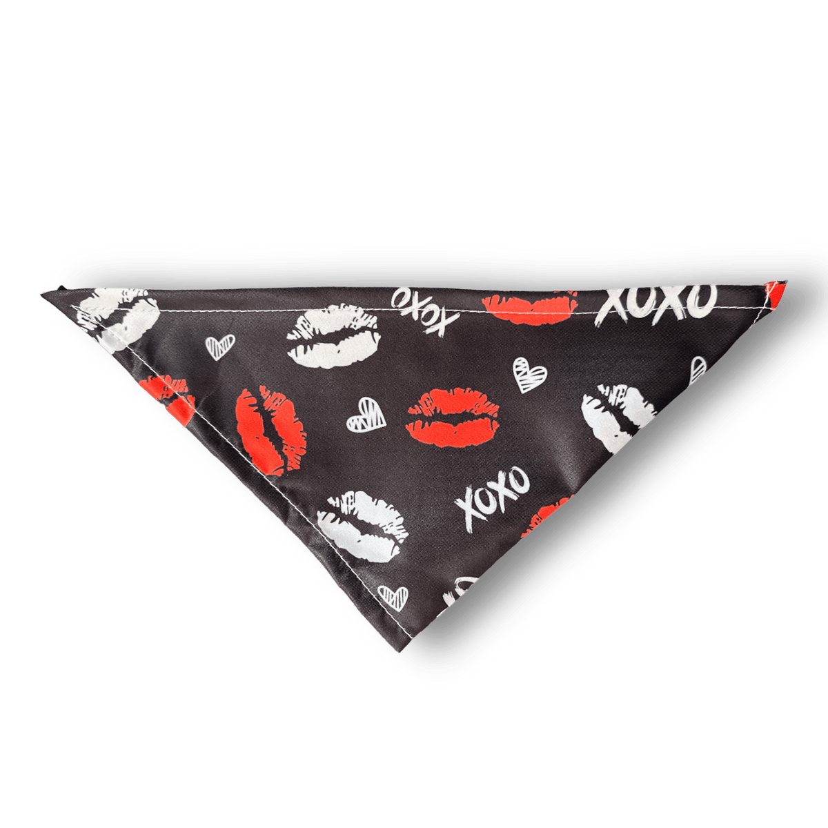 Bandana pour chien Bisous de la Saint-Valentin