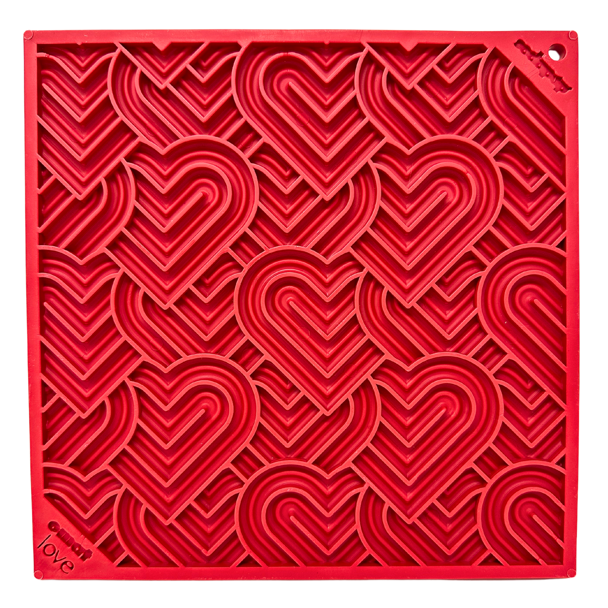 Hearts Dog Enrichment Lick Mat