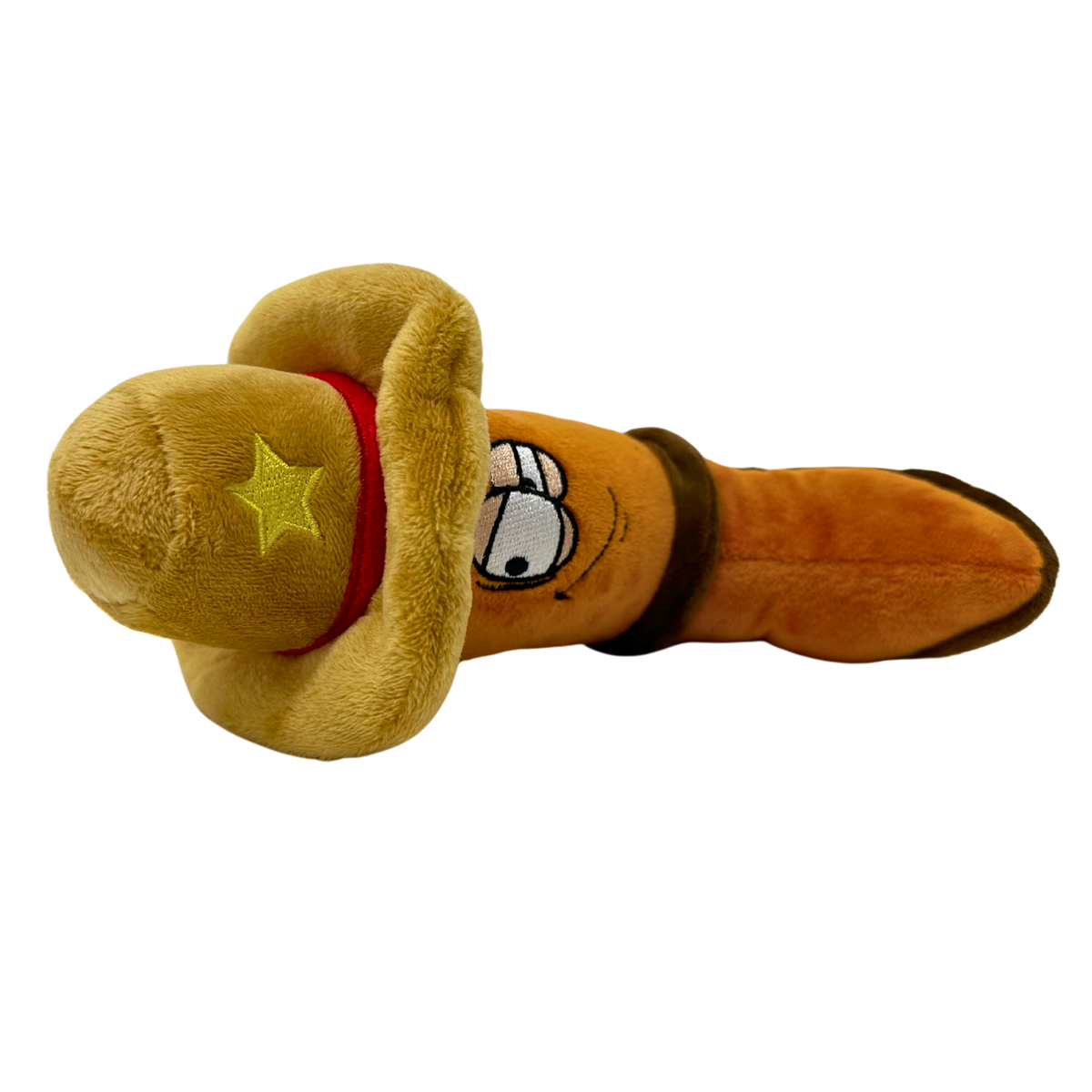 Deputy Paws&#39; Cowboy Boot Plush Dog Toy